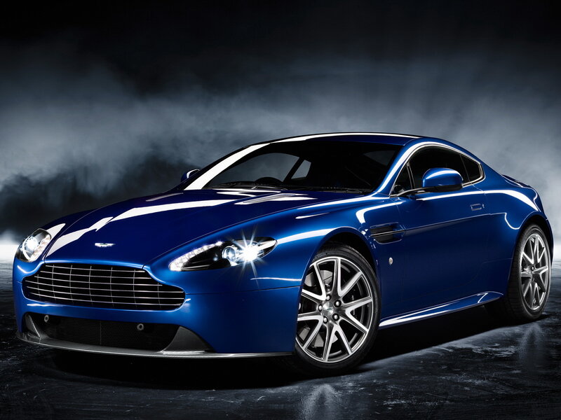 Blue Sports Car — Dramatic, Photograph, Smoke