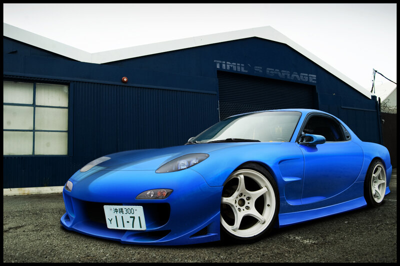 Blue Sports Car — Dramatic, Photograph