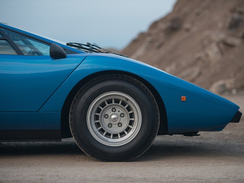 Blue Sports Car — Dramatic, Photograph, Wheel, Tire, Mountain