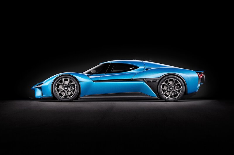 Blue Sports Car — Dramatic, Photograph, Wheels, Carbon Fiber