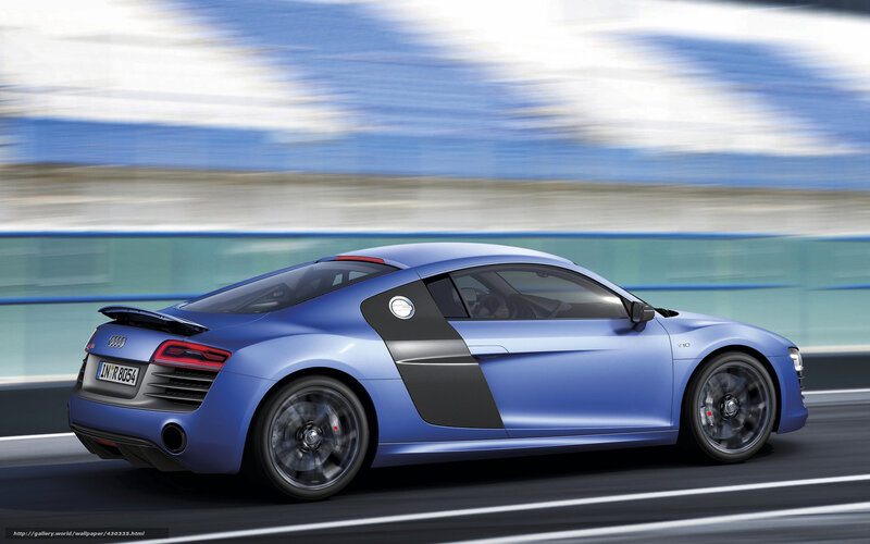 Blue Sports Car — Dynamic, 3d Render, Road