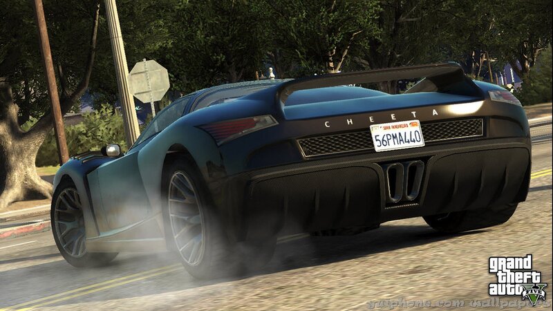 Blue Sports Car — Dynamic, Afternoon, 3d Render, Road, Trees, Black