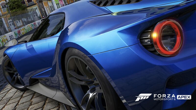 Blue Sports Car — Dynamic, Afternoon, 3d Render, Tire