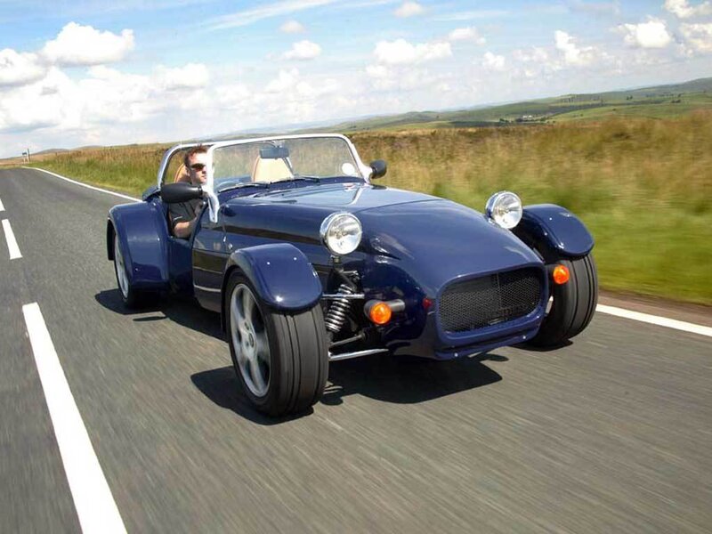Blue Sports Car — Dynamic, Afternoon, Photograph, Driver, Road, Hills, Green, Gray