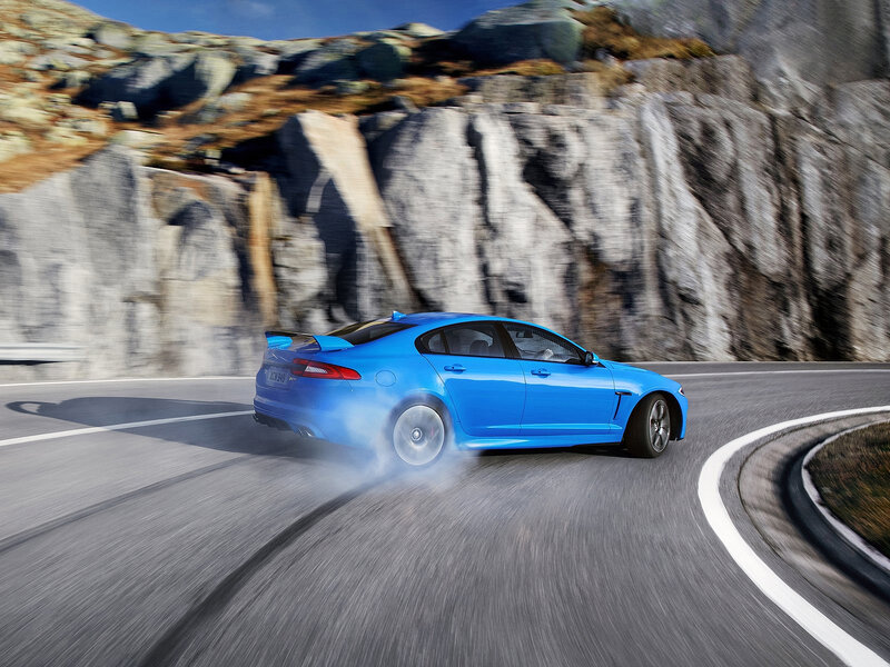 Blue Sports Car — Dynamic, Afternoon, Photograph, Road, Mountain