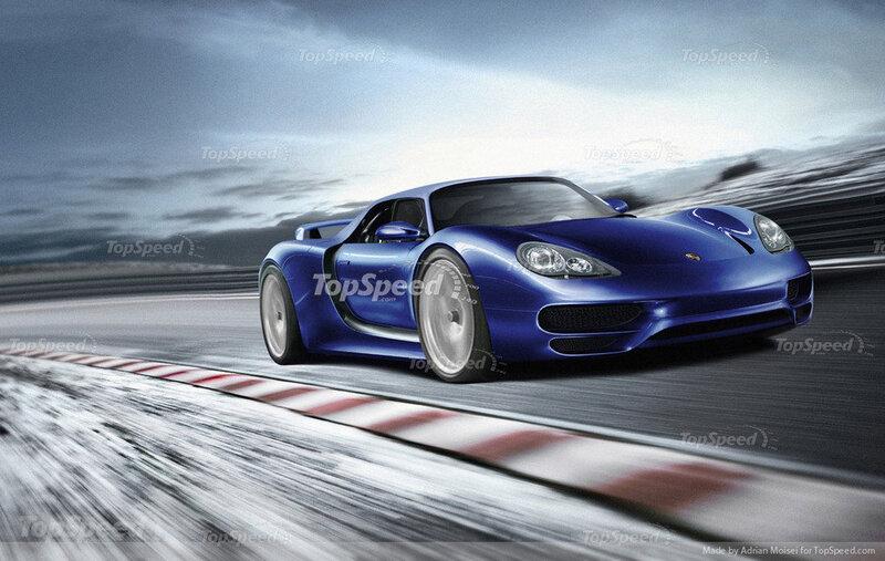 Blue Sports Car — Dynamic, Digital Art