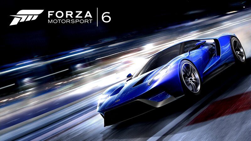 Blue Sports Car — Dynamic, Night, Digital Art, Track