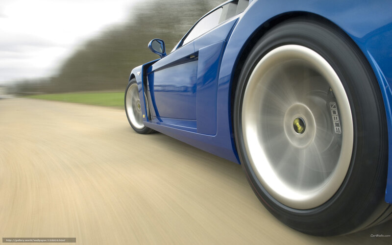 Blue Sports Car — Dynamic, Photograph, Road