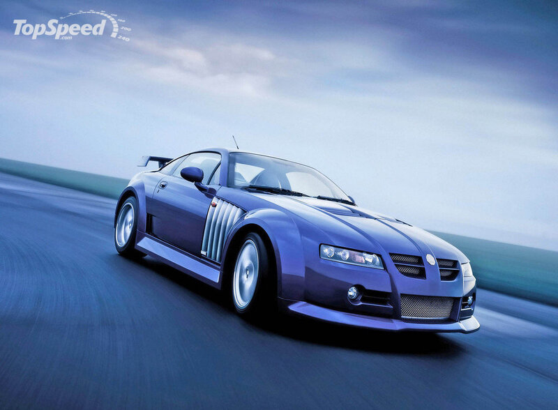 Blue Sports Car — Dynamic, Photograph