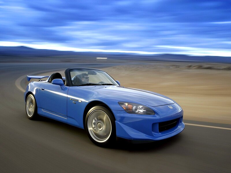 Blue Sports Car — Dynamic, Sunset, Photograph, Driver