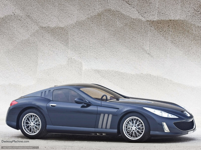 Blue Sports Car — Gray, Neutral