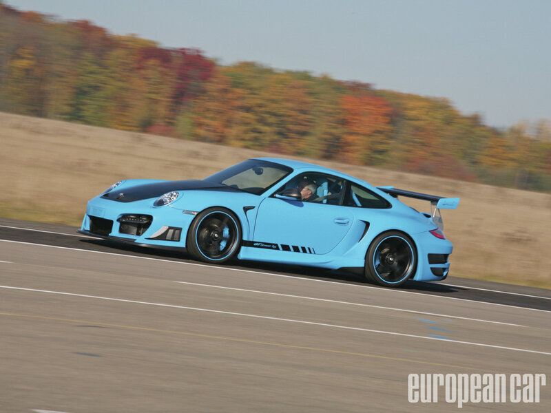 Blue Sports Car — Light Blue