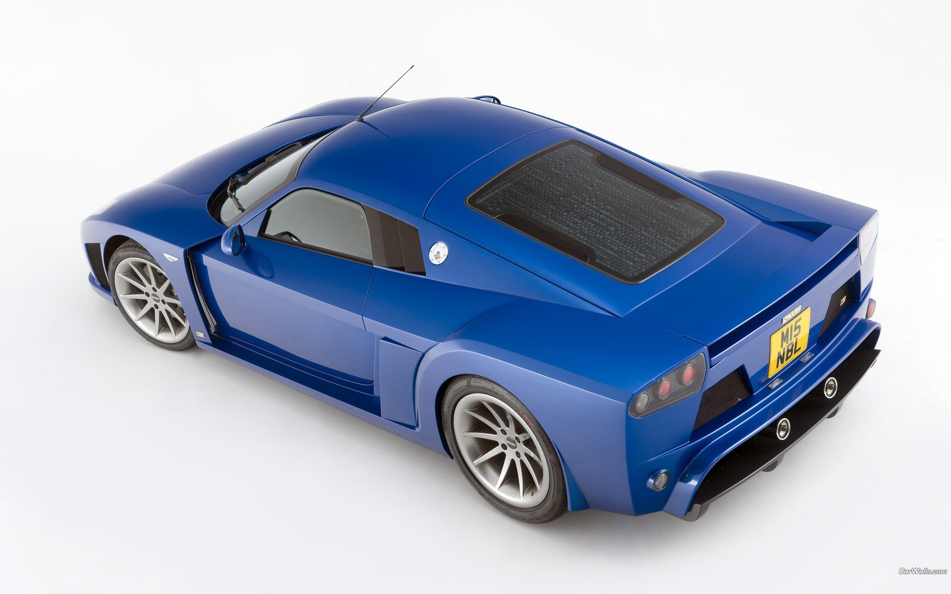 blue sports car model