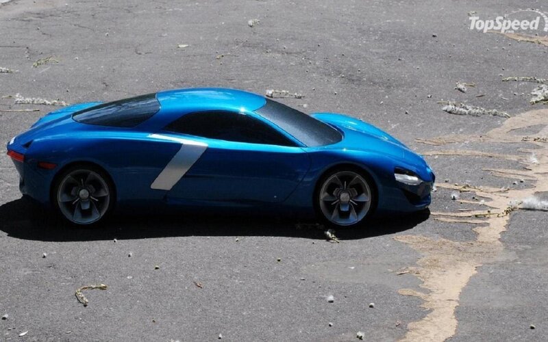 Blue Sports Car Model — Neutral