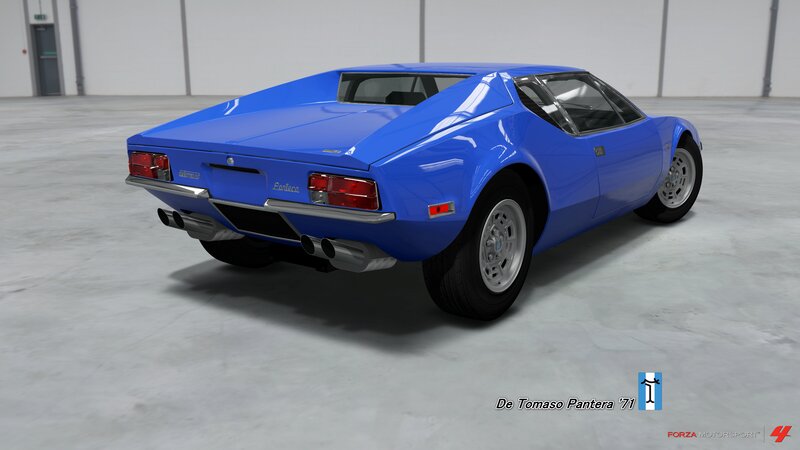 Blue Sports Car — Neutral, 3d Render, Exhaust Pipes
