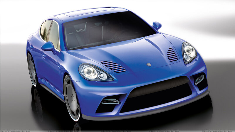 Blue Sports Car — Neutral, 3d Render, Headlights