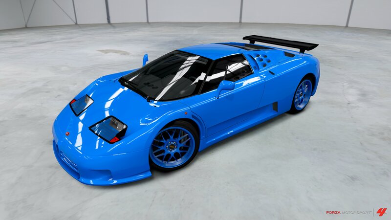 Blue Sports Car — Neutral, 3d Render, Wings