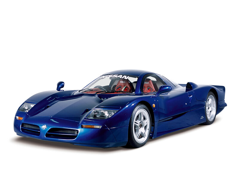 Blue Sports Car — Neutral, Photograph, Red Seats