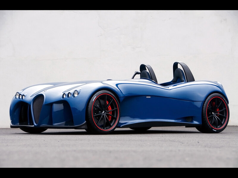 Blue Sports Car — Neutral, Photograph