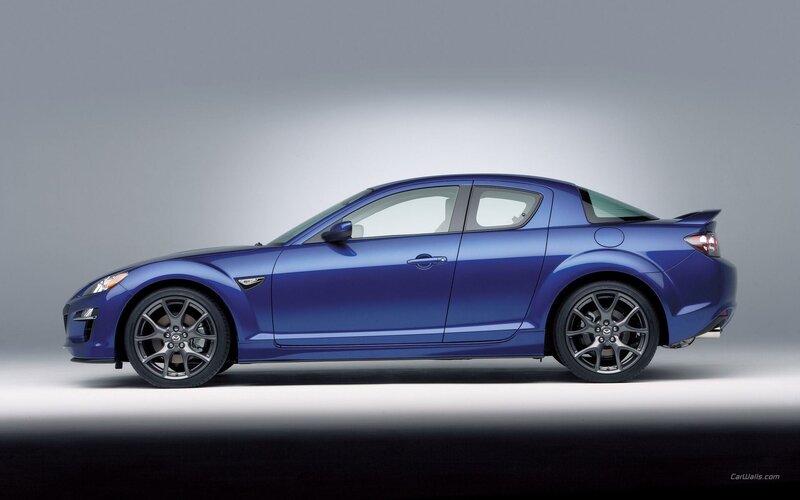 Blue Sports Car — Neutral, Photograph, Wheel, Side Mirror, Black