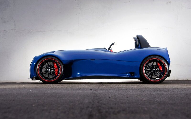 Blue Sports Car — Neutral, Photograph, Wheels, Brakes