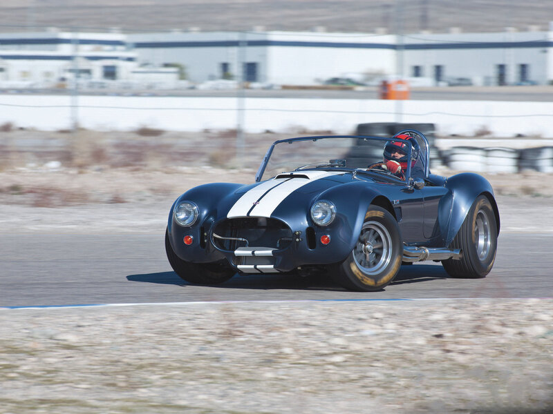 Blue Sports Car on Track — Dynamic