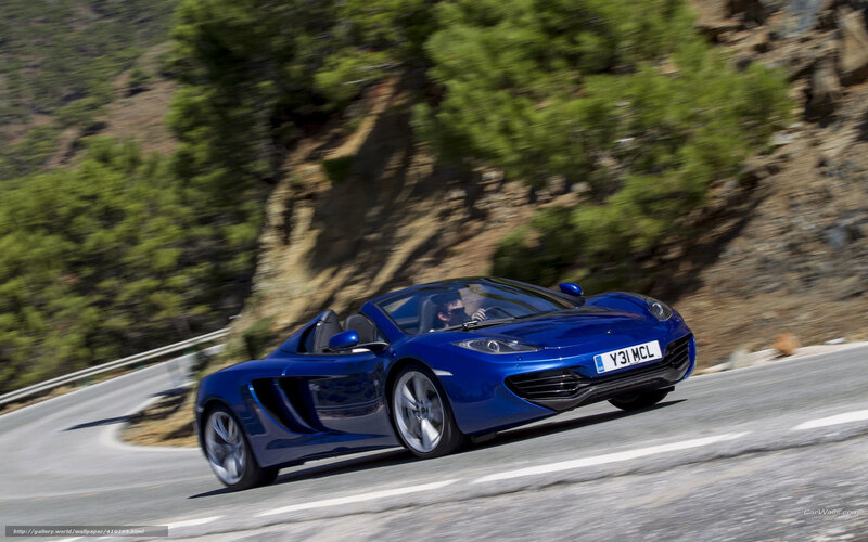 blue sports car on winding road