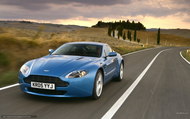 blue sports car on winding road
