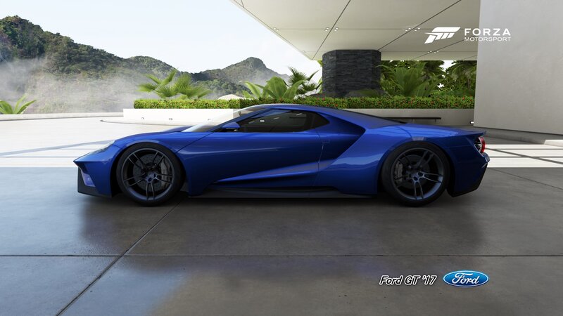 Blue Sports Car — Serene, Afternoon, 3d Render