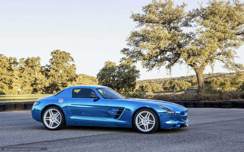 Blue Sports Car — Serene, Afternoon, Photograph, Tree, Tire Barrier, Road