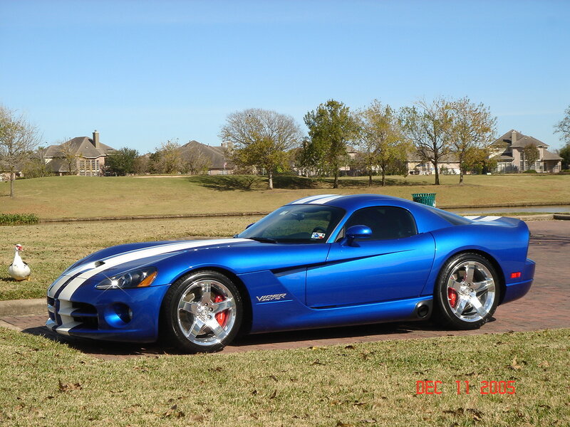 Blue Sports Car — Serene, Autumn