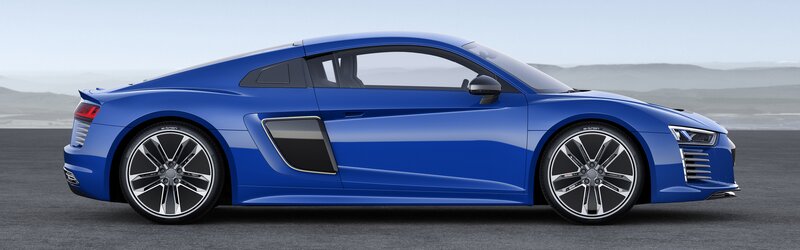 Blue Sports Car — Serene, Photograph, Road, Mountains