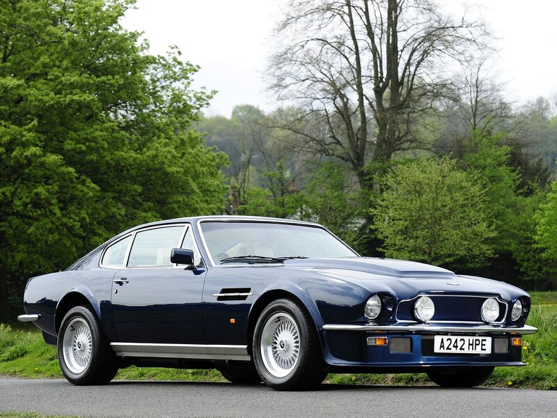 Blue Sports Car — Serene, Spring, Photograph
