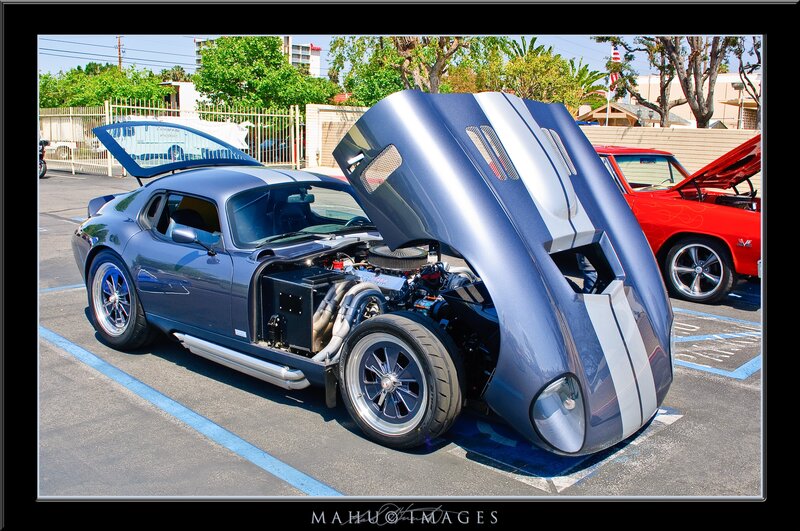 Blue Sports Car — Showcase, Afternoon