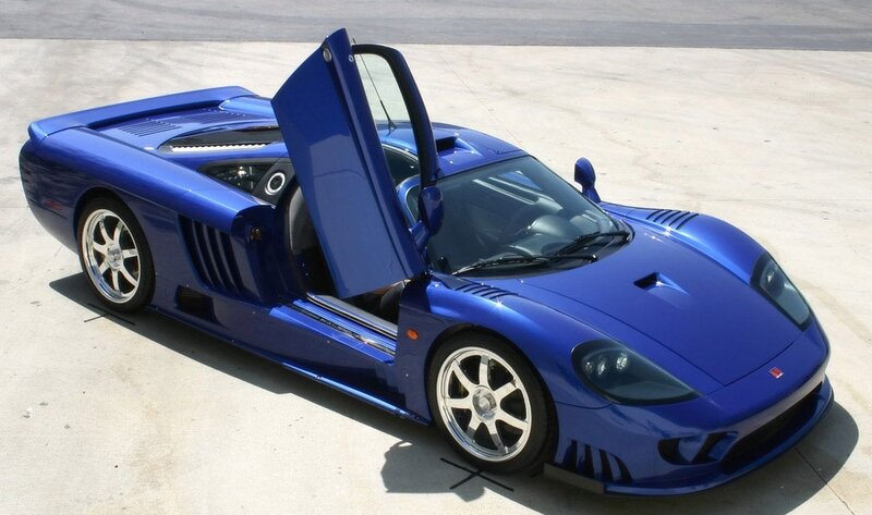 Blue Sports Car — Static