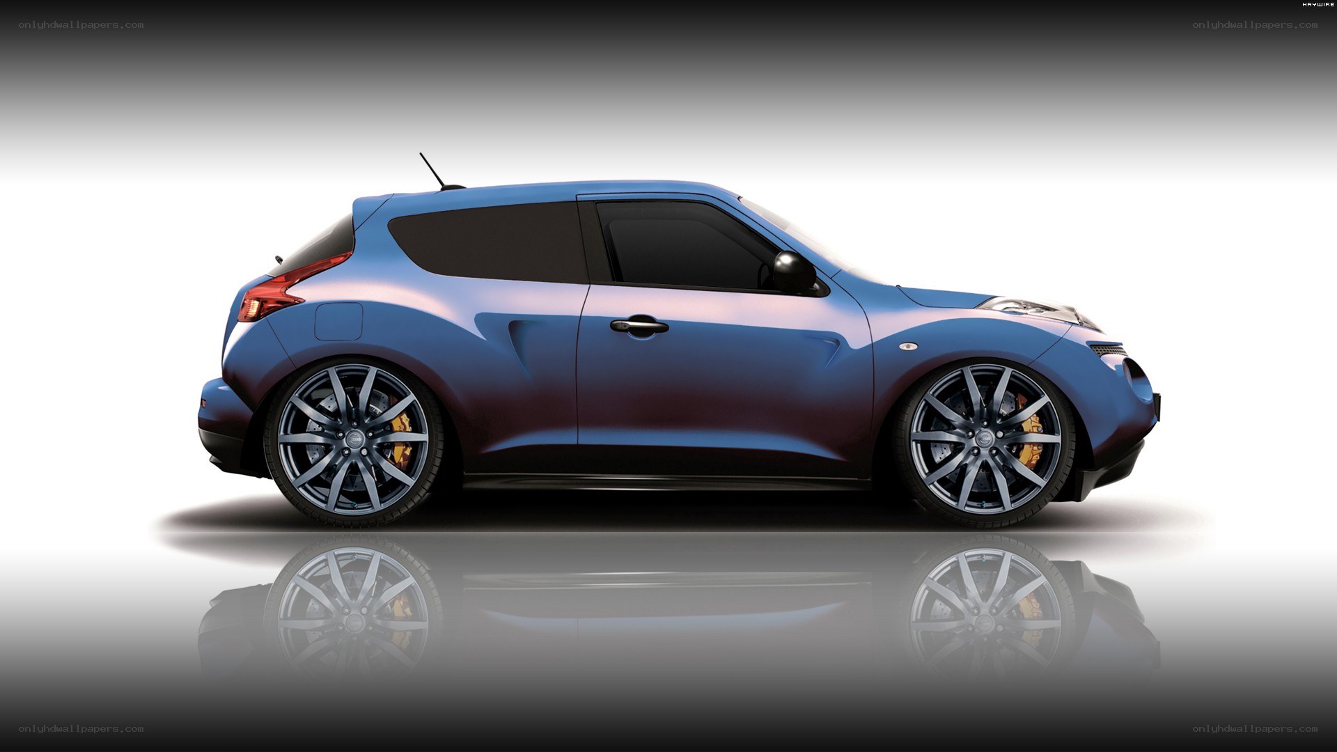 blue sports hatchback car
