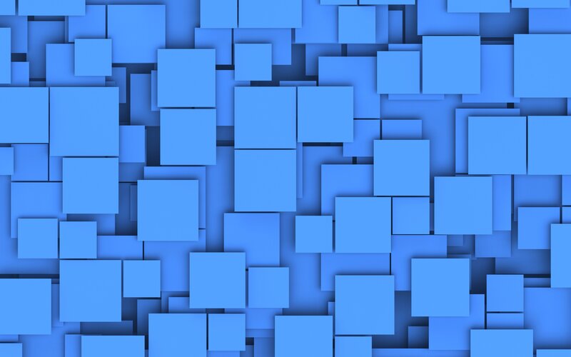 Blue Square Blocks