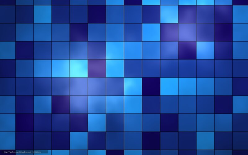 Blue Square Grid Pattern — Calm, Abstract, Squares