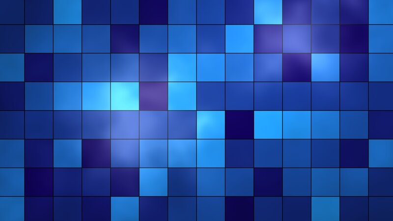 Blue Square Grid Pattern — Calm, Abstract