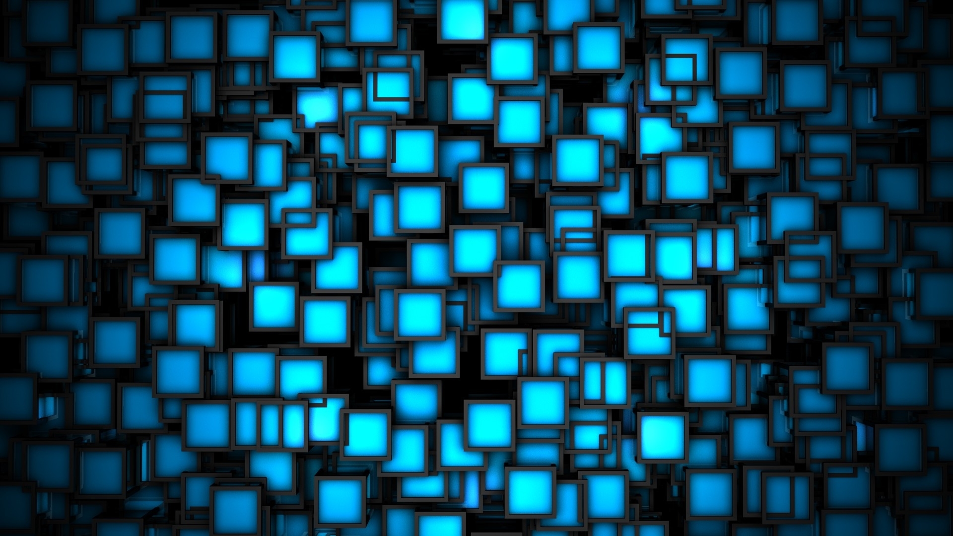 blue square grid pattern
