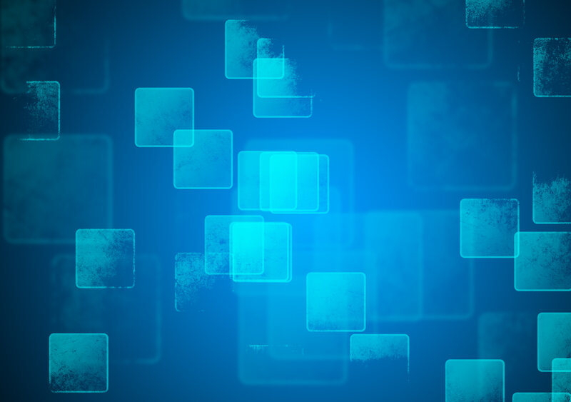 Blue Square Shapes