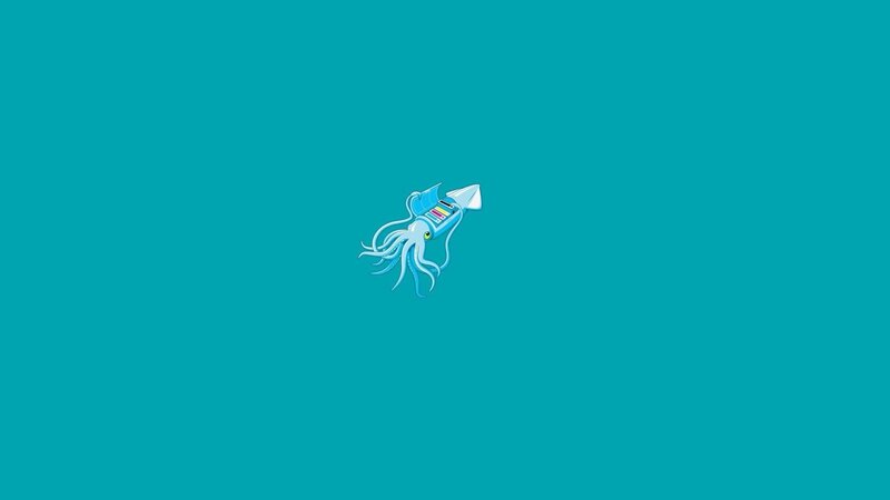 blue squid character