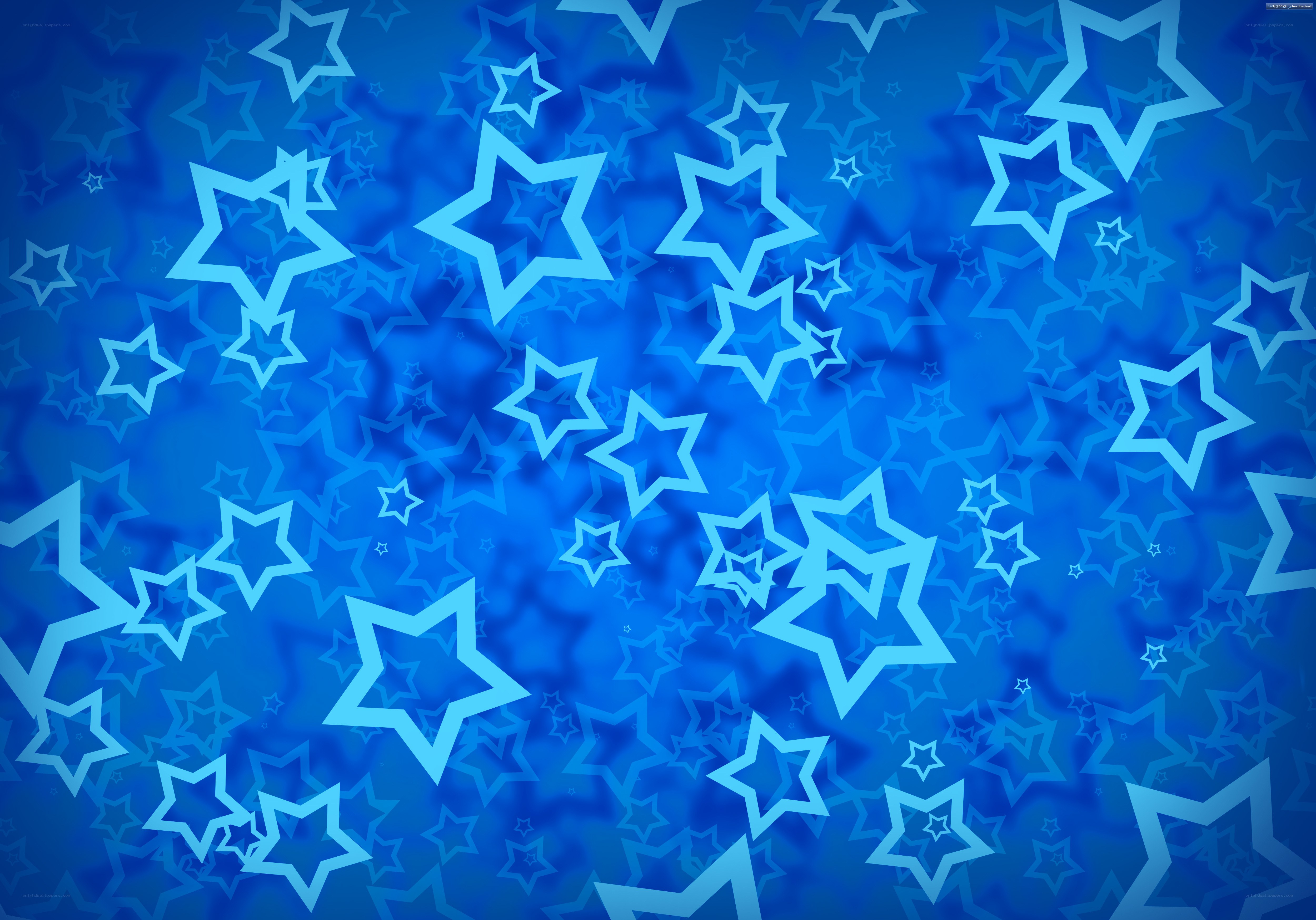 blue star pattern background