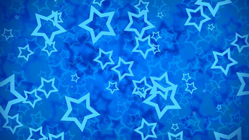 Blue Star Pattern — Calm, Abstract