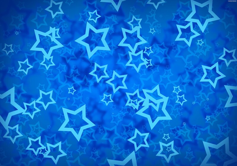 Blue Star Pattern — Calm