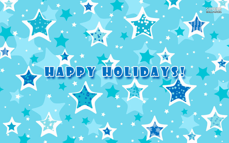 Blue Star Pattern — Festive
