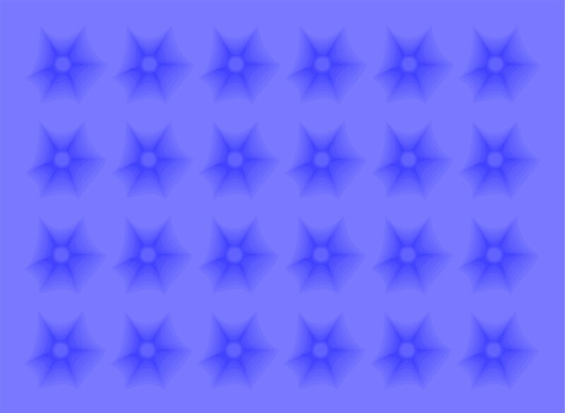 blue star pattern grid