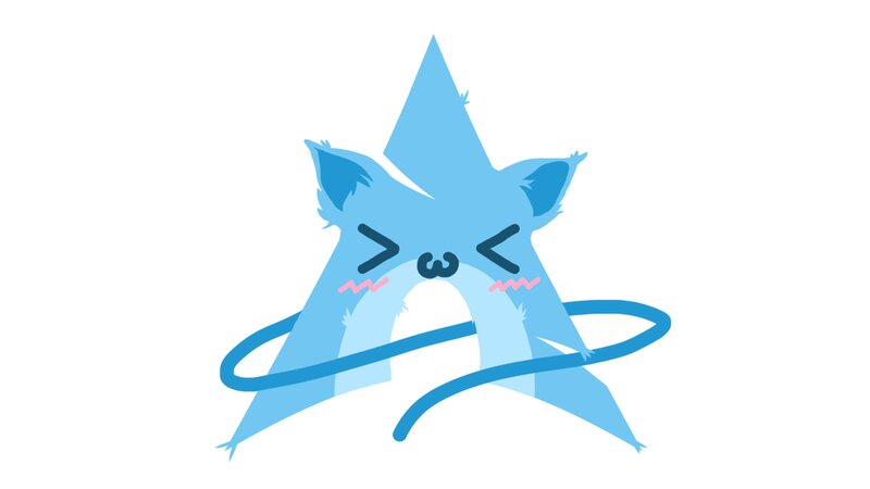 Blue Star-shaped Creature
