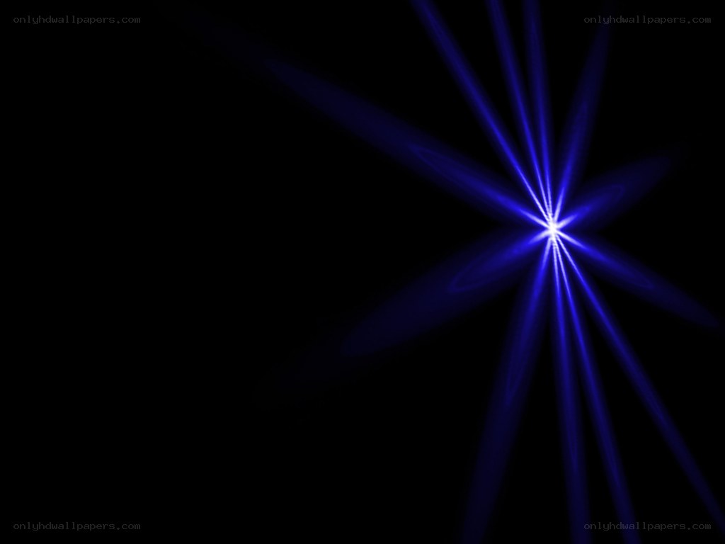 blue starburst light effect
