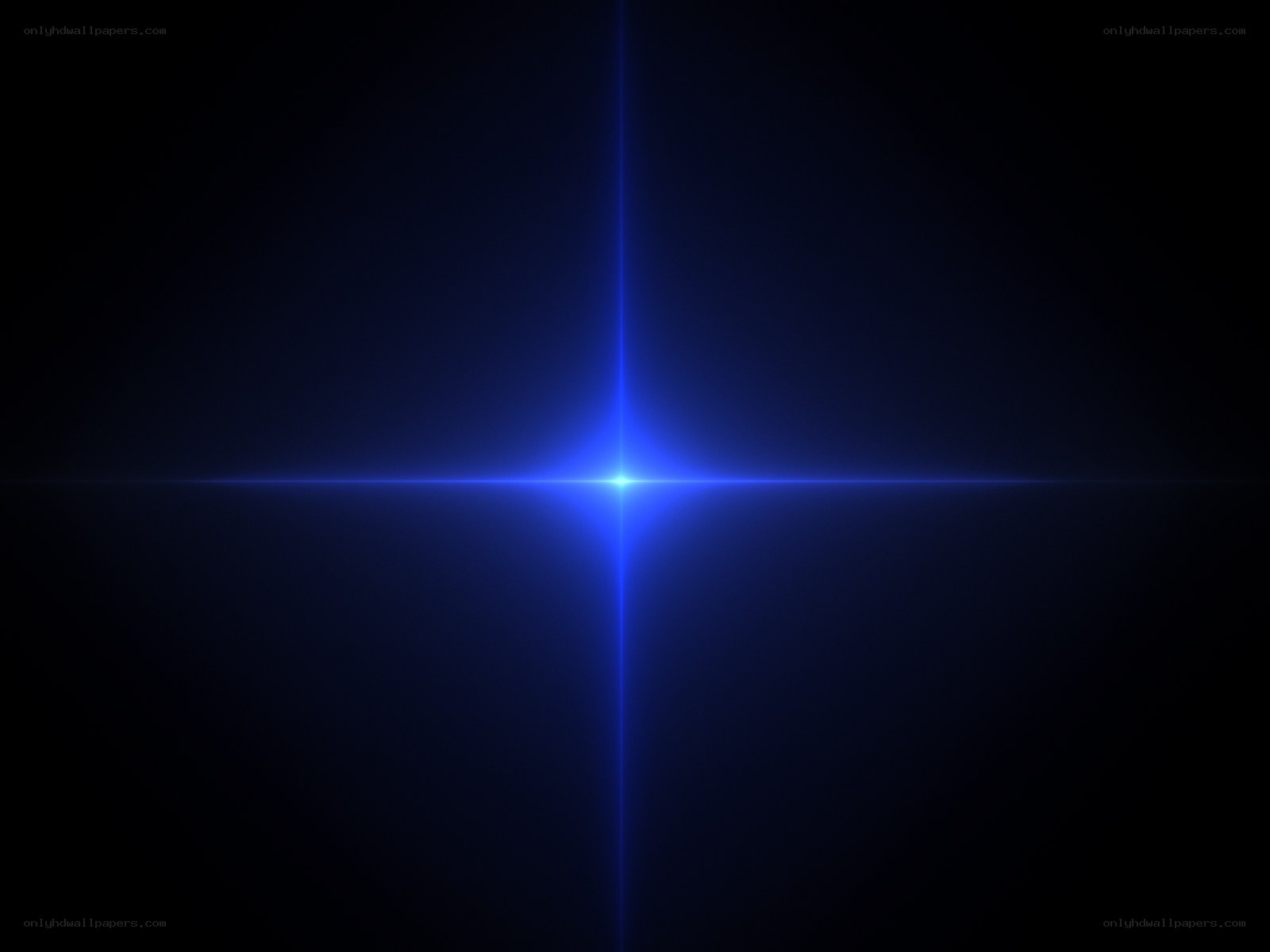 blue starburst light effect
